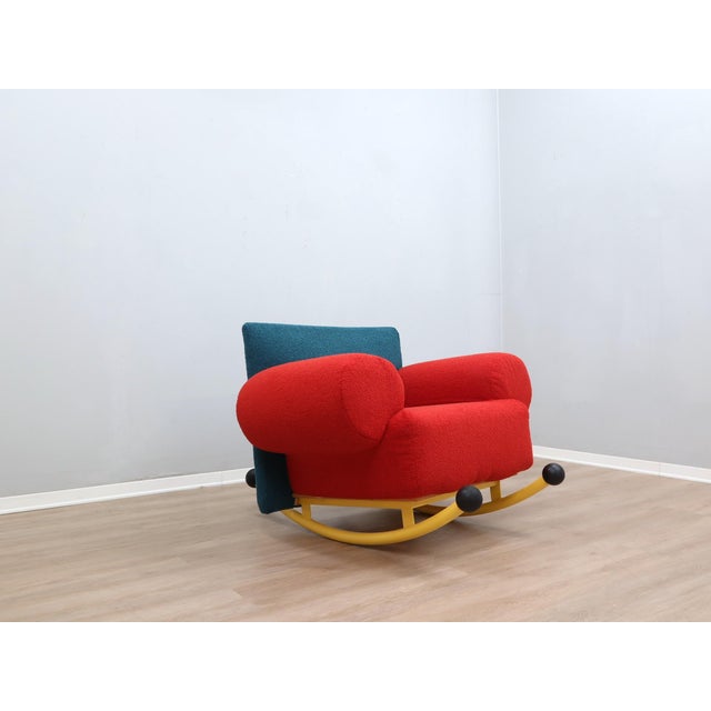 Topolino Rocking Chair by Seveso & Trezzi for Felice Rossi, 1980s For Sale - Image 13 of 13