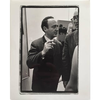 Fred W. McDarrah, Ivan Karp Sherman Drexler Vintage Silver Gelatin Photograph New York City Photo, 1964 For Sale