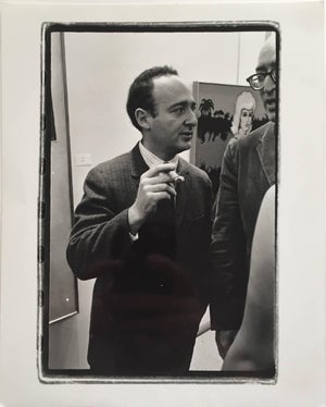 Fred W. McDarrah, Ivan Karp Sherman Drexler Vintage Silver Gelatin Photograph New York City Photo, 1964