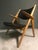 Carl Hansen & Søn CH28 Sawbuck Lounge Chair by Hans Wegner for Carl Hansen & Søn, 1950s For Sale - Image 4 of 14