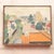 20th Century French Rooftops Painting captures an elevated view across a quiet French town, with clustered buildings,...