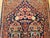 1900 - 1909 Vintage Persian Isfahan Rug, Hand-Knotted Wool, Pictorial Vase Pattern, Navy & Red, 2x3 For Sale - Image 5 of 11