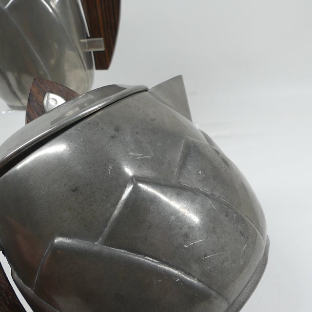 Wood Art Deco Coffee Set by France H. Derbesy, 1930s For Sale - Image 7 of 16