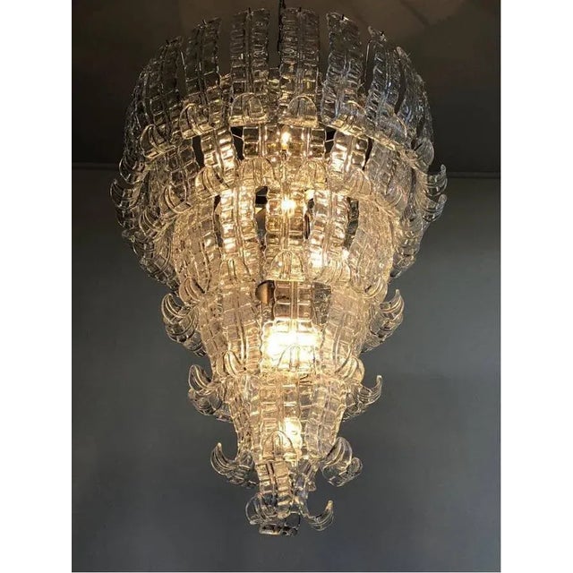 Glass Murano Glass Chandelier from Felci, Italy, 1980s For Sale - Image 7 of 15