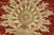 Ziegler Rug 9' X 11'10'' Red Wool Traditional Hand-Knotted Oriental Carpet For Sale - Image 4 of 12