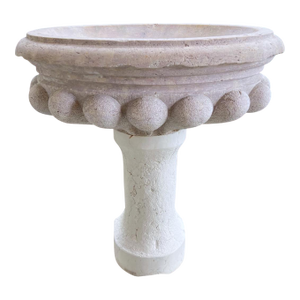 18th Century Italian Holy Water Font in Carved Marble