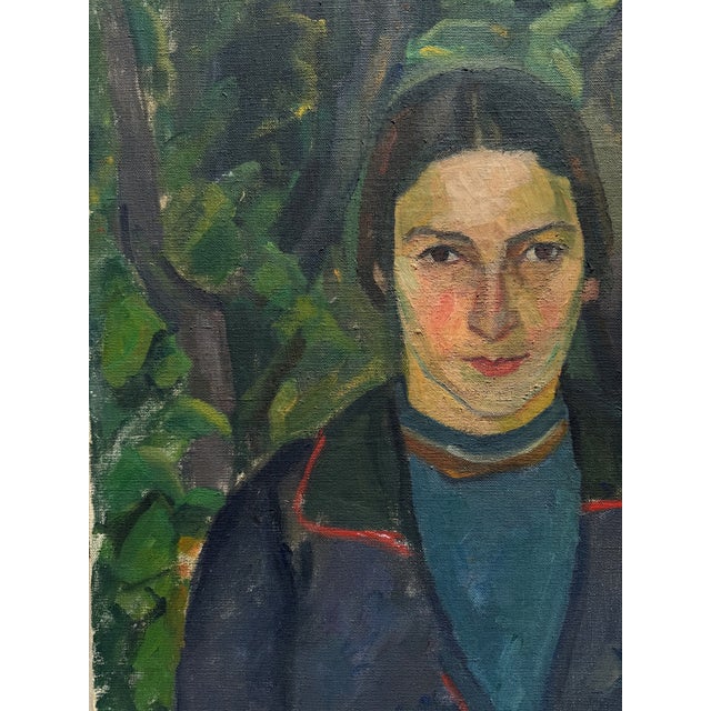 'Portrait of a Young Woman' by Agnes Louise Agnete Jensen, Bretonne, Brittany, France, Danish Royal Academy For Sale - Image 18 of 18