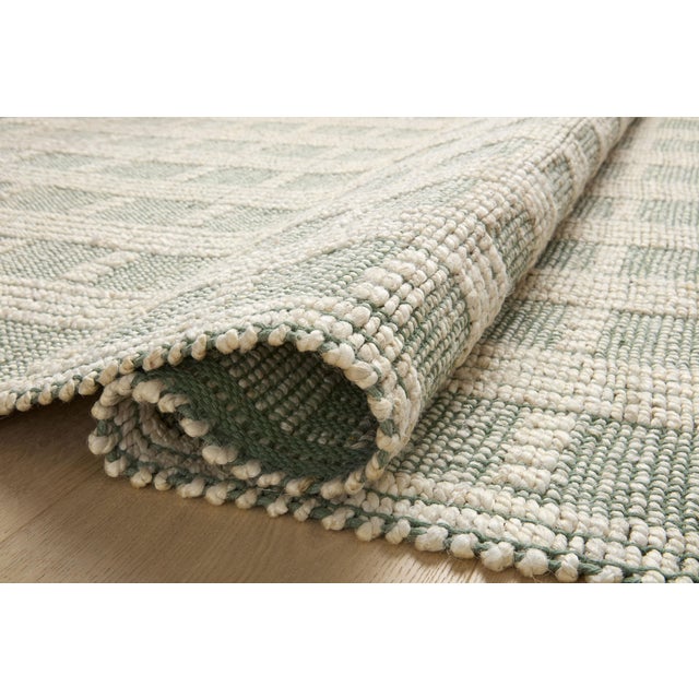 Loloi Rugs Angela Rose x Loloi Colton Ivory / Sage 2'-6" x 8'-0" Runner Rug For Sale - Image 4 of 8