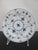 Chinoiserie Royal Copenhagen 180 Denmark Plain Blue Fluted 6 3/4" Dessert Plate Dish Pair For Sale - Image 3 of 6