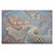21st Century Turkish Donegal Oushak 8x11 Blue, Ivory, & Clay Area Rug #1140682 For Sale - Image 10 of 12
