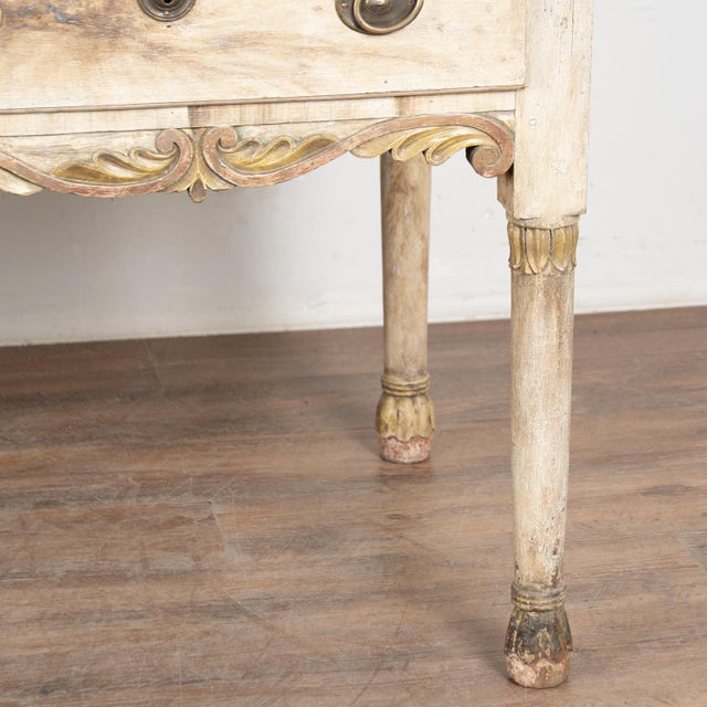 19th Century Original Painted Portuguese Console Table With Two Drawers For Sale - Image 17 of 18