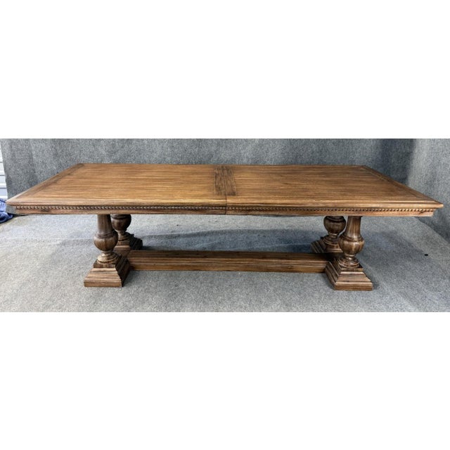 Restoration Hardware 11 Piece Restoration Hardware Dining Set With 9-12ft Table and French Chairs For Sale - Image 4 of 18