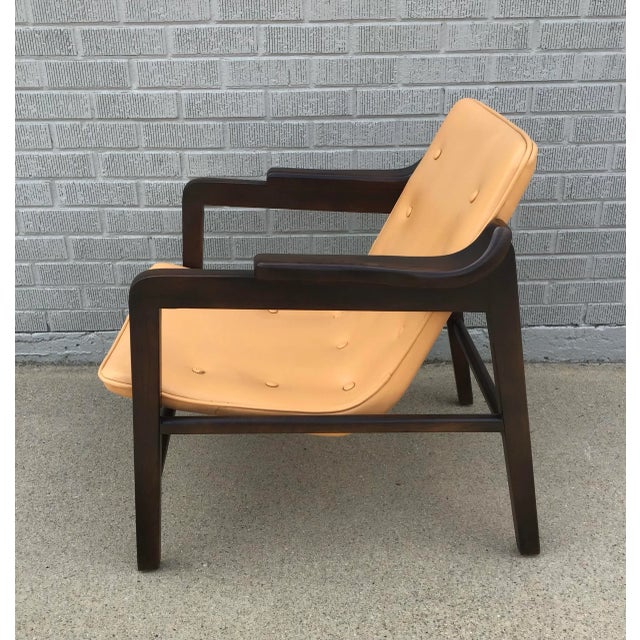 Mid 20th Century Fireplace Chair Attributed to Tove & Edvard Kindt Larsen For Sale In Denver - Image 6 of 12