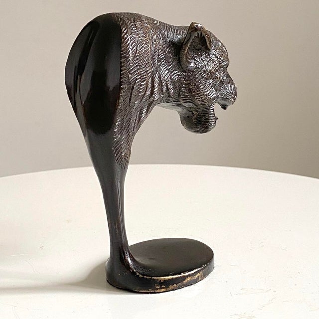 Bronze Statuette of a Wild Animal, 1890s-1910s For Sale - Image 6 of 9