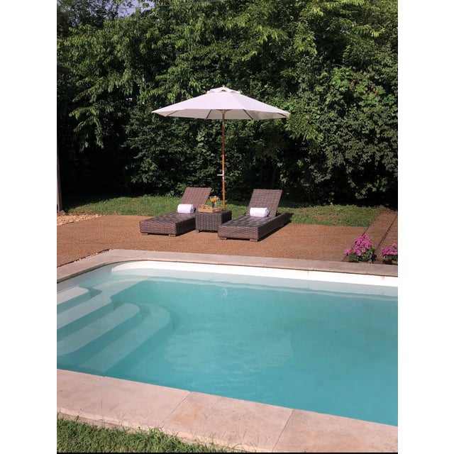 Traditional Restoration Hardware Chaise Lounge (Pair) For Sale - Image 3 of 3