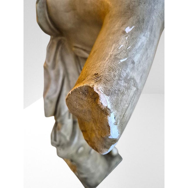 Neoclassical Plaster Figure of Dancer in the style of Canova, 1800s For Sale - Image 6 of 7