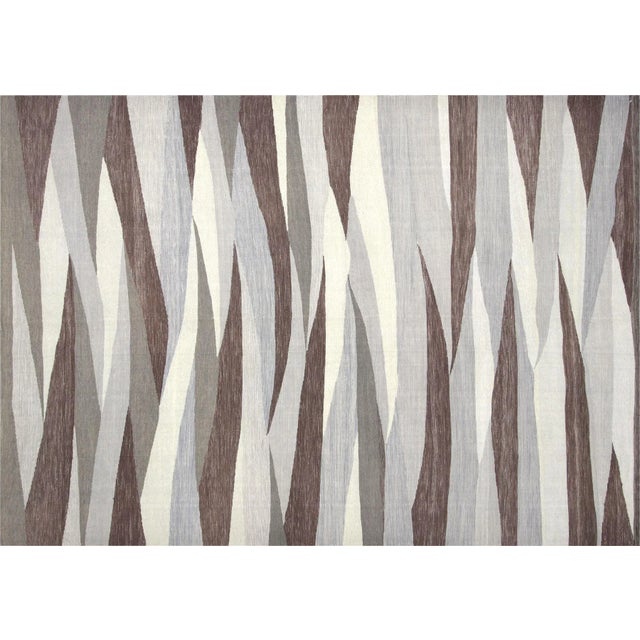Contemporary Scandinavian Design Kilim For Sale In Los Angeles - Image 6 of 6