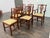 Design Plus Gallery presents a Set of Six Chippendale Chairs from Henkel Harris. The chairs are built on a mahogany frame...