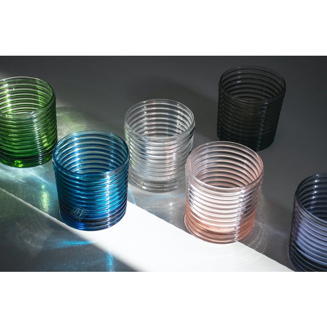 Art Deco Murano Glasses by Mariana Iskra, Set of 6 For Sale - Image 16 of 17