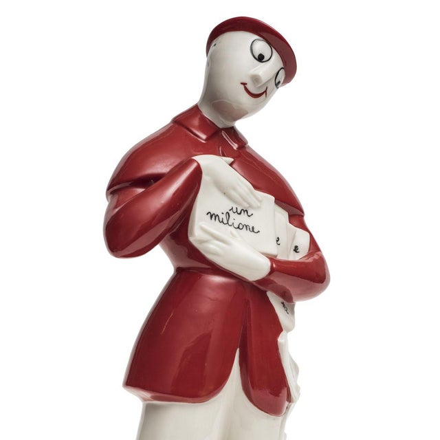 Vintage Mr. Bonaventura Sculpture from Luigi Fabris & Sergio Tofano, 1958 For Sale - Image 4 of 7