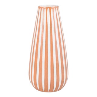 Slender Baluster-Shaped Vase with Stripes by Ingrid Atterberg for Upsala-Ekeby, 1960s For Sale