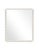 Contemporary Fleur Home Carnival Muses Rectangle Mirror in White Dove, 36x47.5 For Sale - Image 3 of 3