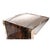 Wood "Melagrana" Bar Stool With Burl Walnut, Stainless Steel and Bronze For Sale - Image 7 of 7