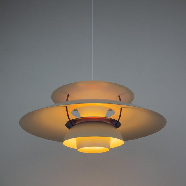 Mid-Century Modern Vintage PH 5 Pendant Lamps by Poul Henningsen for Louis Poulsen, Denmark, 1958, Set of 2 For Sale - Image 3 of 16