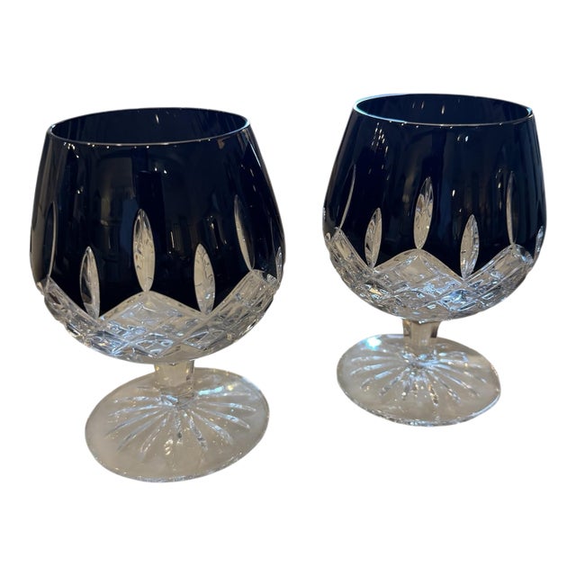 Mid 20th Century Pair of Waterford Bradly Glasses For Sale