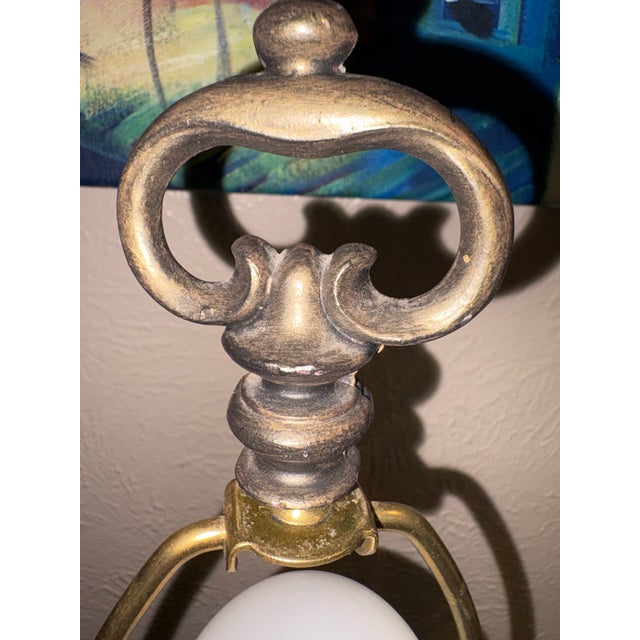 Visual Comfort & Co. Hollywood Regency Open-Cage Brass Table Lamps - A Pair For Sale - Image 10 of 12