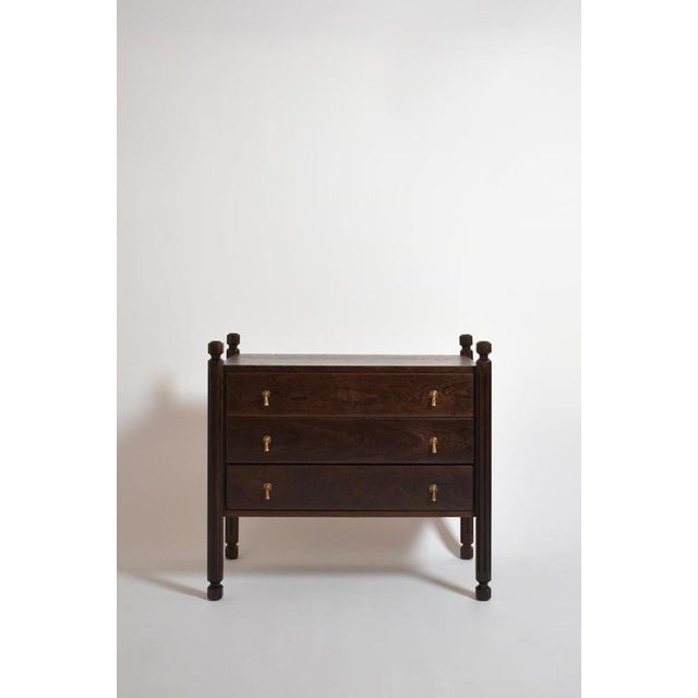 1960s Exotic Wood Chest of Drawers, 1960s For Sale - Image 5 of 5