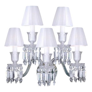 Collection Regina Wall Lamp in Metal and Crystal by Jago For Sale