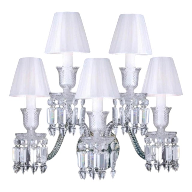 Collection Regina Wall Lamp in Metal and Crystal by Jago For Sale