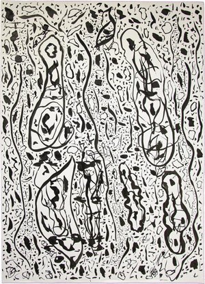 Maurizio Gracceva, Fluctuations, 2017, Ink Drawing on Paper