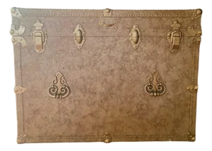 1920s Vintage Marshall Fields Storage Trunk