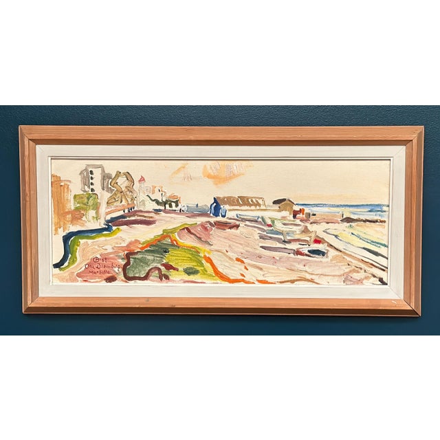 Olle Blomberg, Marbella, 1969, Oil on Canvas, Framed For Sale - Image 8 of 17