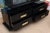 Vintage Rare Grosfeld House Modernist Black Lacquered Over Wood, Brass and Glass Cabinet, 1940's For Sale In Miami - Image 6 of 13