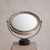 A 1960s Italian table mirror attributed to Sergio Mazza for Artemide. Cast in nickel-plated metal, the round mirror floats...