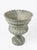 Large Neoclassical Scalloped Green Marble Garden Urn Planter For Sale - Image 4 of 12