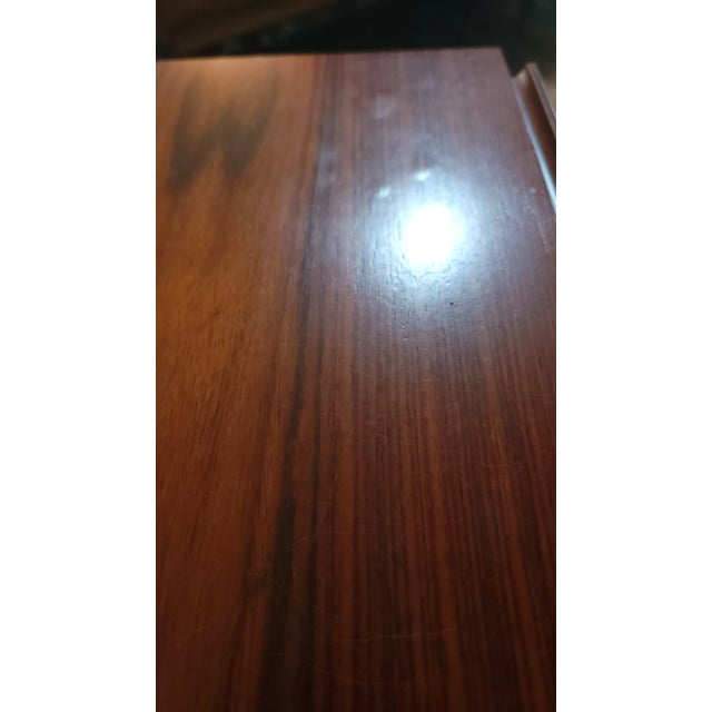 Brown Petite Rosewood Chest of Drawers by Arne Wahl Iversen for Vinde Mobelfabrik Denmark-1970s For Sale - Image 8 of 9