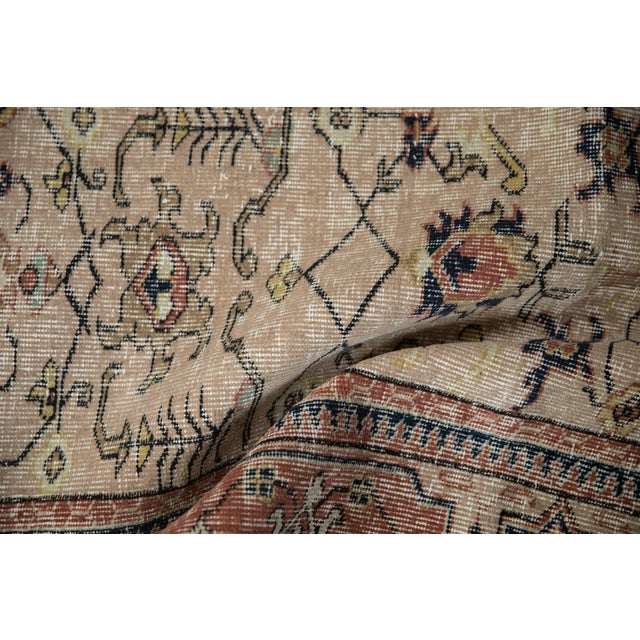 Beige Vintage Distressed Sparta Carpet - 5'5" x 7'10" For Sale - Image 8 of 9