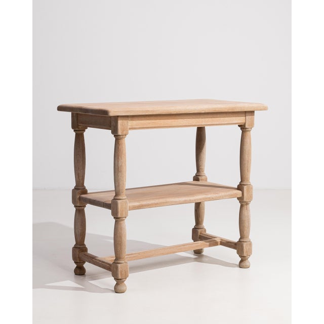 Oak Console Table With Turned Legs France Early 1900s For Sale - Image 10 of 12