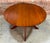 Mid-Century Modern Copeland Audrey Extendable Round Cherry Wood Dining Table W/ Extension Leaf For Sale - Image 3 of 11