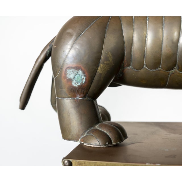 Mid 20th Century Mexican Modernist Lion Sculpture For Sale - Image 4 of 10