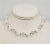 White Vintage 1960s Signed Napier Moonglow Beaded Necklace For Sale - Image 8 of 9