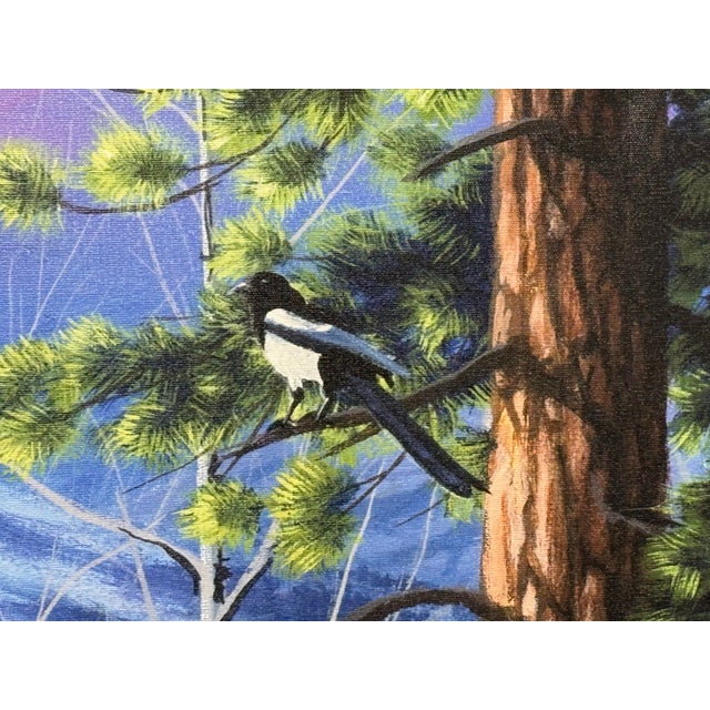 Chuck Black "Routine Visitors" Mountain Wildlife Artwork For Sale - Image 10 of 12