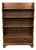 Victorian Mahogany Waterfall Open Bookcase, 1880 For Sale