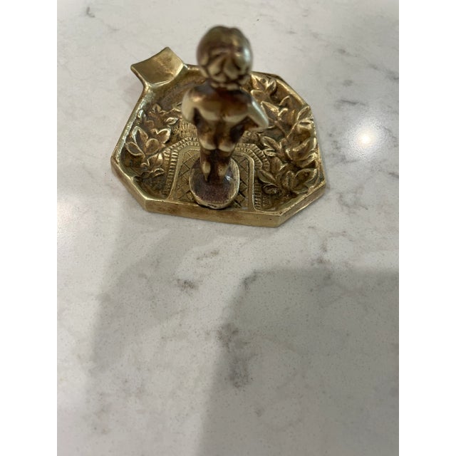 1960s 1960s Bruxelles Brass Ashtray For Sale - Image 5 of 6