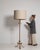 1940-1949 France Antique Brass Tripod Brass Floor Lamp For Sale In Greensboro - Image 6 of 11