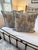 Yellow A Pair of Custom Butter Yellow and Blue Toile Pillow Shams For Sale - Image 8 of 10